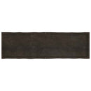 vidaXL sötétbarna kezelt tömör asztallap 180x50x(2-4) cm