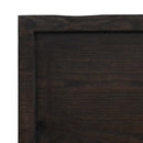 vidaXL sötétbarna kezelt tömör asztallap 180x50x(2-6) cm