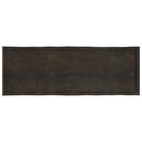 vidaXL sötétbarna kezelt tömör asztallap 180x60x(2-6) cm