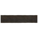 vidaXL sötétbarna kezelt tömör asztallap 200x40x(2-4) cm