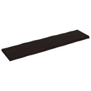 vidaXL sötétbarna kezelt tömör asztallap 200x50x(2-6) cm