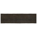 vidaXL sötétbarna kezelt tömör asztallap 200x50x(2-6) cm