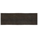 vidaXL sötétbarna kezelt tömör asztallap 200x60x(2-4) cm
