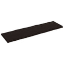 vidaXL sötétbarna kezelt tömör asztallap 200x60x(2-6) cm