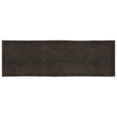 vidaXL sötétbarna kezelt tömör asztallap 200x60x(2-6) cm