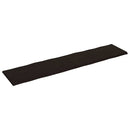 vidaXL sötétbarna kezelt tömör asztallap 220x50x(2-4) cm
