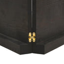 vidaXL sötétbarna kezelt tömör asztallap 220x60x(2-6) cm