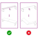 vidaXL sötétbarna kezelt tömör asztallap 220x60x(2-6) cm