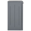 vidaXL szürke PP rattan kerti tárolószekrény 65 x 45 x 88 cm