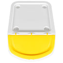 vidaXL 3 db fehér PP egymásra rakható fedeles szemeteskuka 78 L