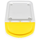 vidaXL 3 db fehér PP egymásra rakható fedeles szemeteskuka 120 L