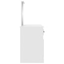 vidaXL fehér fésülködőasztal tükörrel 130 x 50 x 132,5 cm