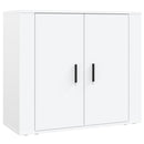 vidaXL fehér szerelt fa magasszekrény