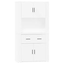 vidaXL fehér szerelt fa magasszekrény