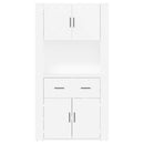 vidaXL fehér szerelt fa magasszekrény