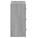 vidaXL 2 db szürke sonoma színű szerelt fa tálalószekrény