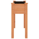 vidaXL barna tömör fenyőfa kerti ültetőláda béléssel 71 x 37 x 76 cm