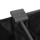 vidaXL szürke tömör fenyőfa kerti ültetőláda béléssel 161x45x76 cm