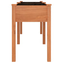 vidaXL barna tömör fenyőfa kerti ültetőláda béléssel 203x53x76 cm