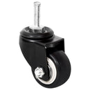 vidaXL 4 db fekete vas kerék ültetőládához 8 x 3,5 x 8 cm