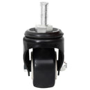 vidaXL 4 db fekete vas kerék ültetőládához 8 x 3,5 x 8 cm