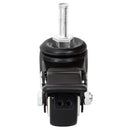 vidaXL 4 db fekete vas kerék ültetőládához 8 x 3,5 x 8 cm