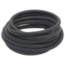 vidaXL fekete gumi és PVC hibrid légtömlő 0,6" 5 m