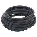 vidaXL fekete gumi és PVC hibrid légtömlő 0,6" 10 m