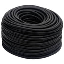 vidaXL fekete gumi és PVC hibrid légtömlő 0,6" 50 m