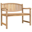 vidaXL tömör tíkfa kerti pad 114 x 59 x 87 cm