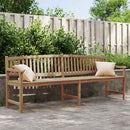 vidaXL tömör tíkfa kerti pad 228 x 59,5 x 90 cm