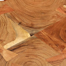 vidaXL tömör akácfa dohányzóasztal 4 rönkszelet 36 cm