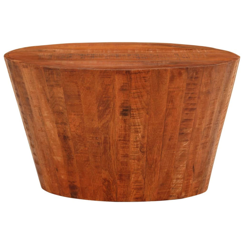 vidaXL tömör nyers mangófa dohányzóasztal Ø 52x30 cm