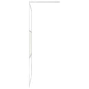 vidaXL króm ESG üveg és alumínium zuhanyfal polccal 80x195 cm