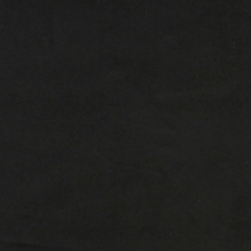 vidaXL fekete L-alakú bársony kanapéágy 271x140x70 cm