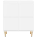 vidaXL 2 db fehér szerelt fa tálalószekrény 60 x 35 x 70 cm