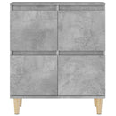 vidaXL 2 db betonszürke szerelt fa tálalószekrény 60 x 35 x 70 cm