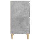 vidaXL 2 db betonszürke szerelt fa tálalószekrény 60 x 35 x 70 cm