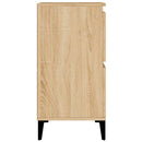 vidaXL 2 db sonoma tölgy színű szerelt fa tálalóasztal 60 x 35 x 70 cm