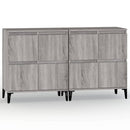 vidaXL 2 db szürke sonoma színű szerelt fa tálalószekrény 60x35x70 cm