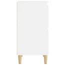 vidaXL 3 db fehér szerelt fa tálalószekrény 60 x 35 x 70 cm