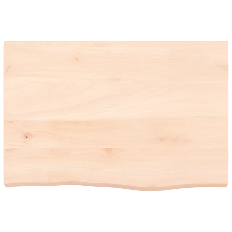 vidaXL kezeletlen tömör tölgyfa asztallap 60x40x(2-4) cm