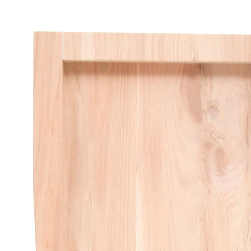 vidaXL kezeletlen tömör tölgyfa asztallap 60x40x(2-6) cm
