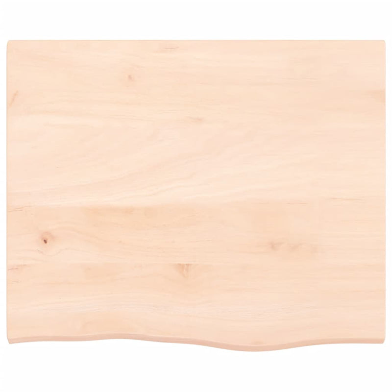 vidaXL kezeletlen tömör tölgyfa asztallap 60x50x2 cm