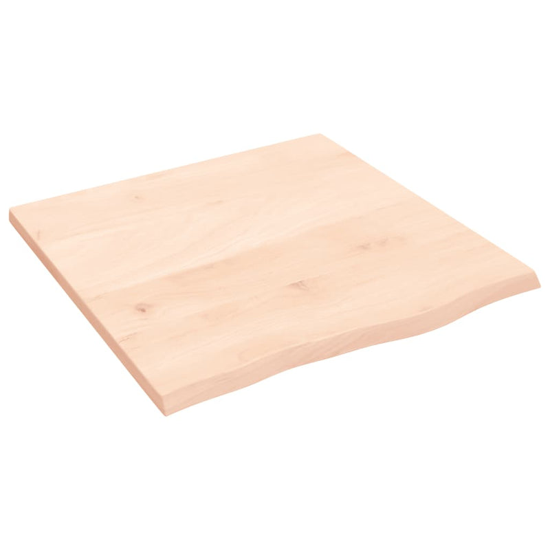 vidaXL kezeletlen tömör tölgyfa asztallap 60x60x2 cm