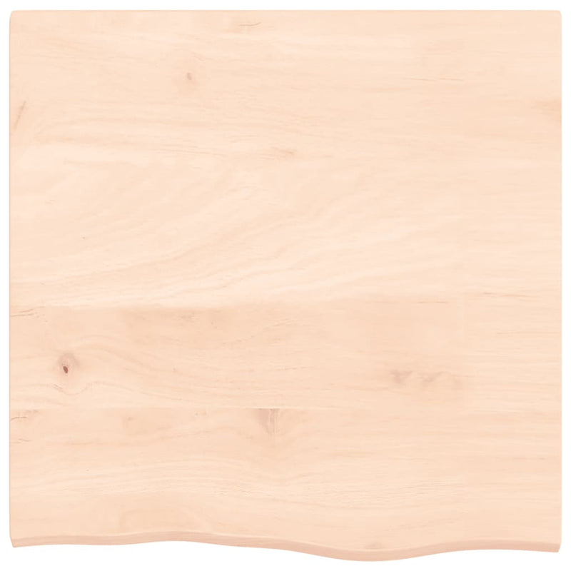 vidaXL kezeletlen tömör tölgyfa asztallap 60x60x2 cm