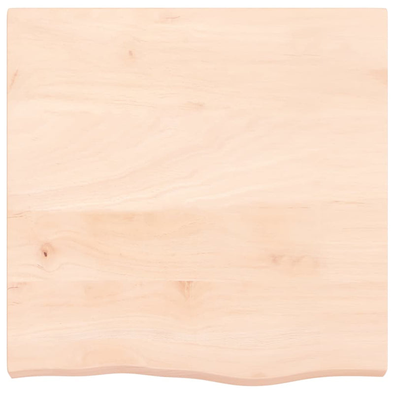 vidaXL kezeletlen tömör tölgyfa asztallap 60x60x(2-6) cm