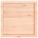 vidaXL kezeletlen tömör tölgyfa asztallap 60x60x(2-6) cm