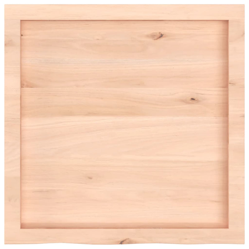 vidaXL kezeletlen tömör tölgyfa asztallap 60x60x(2-6) cm