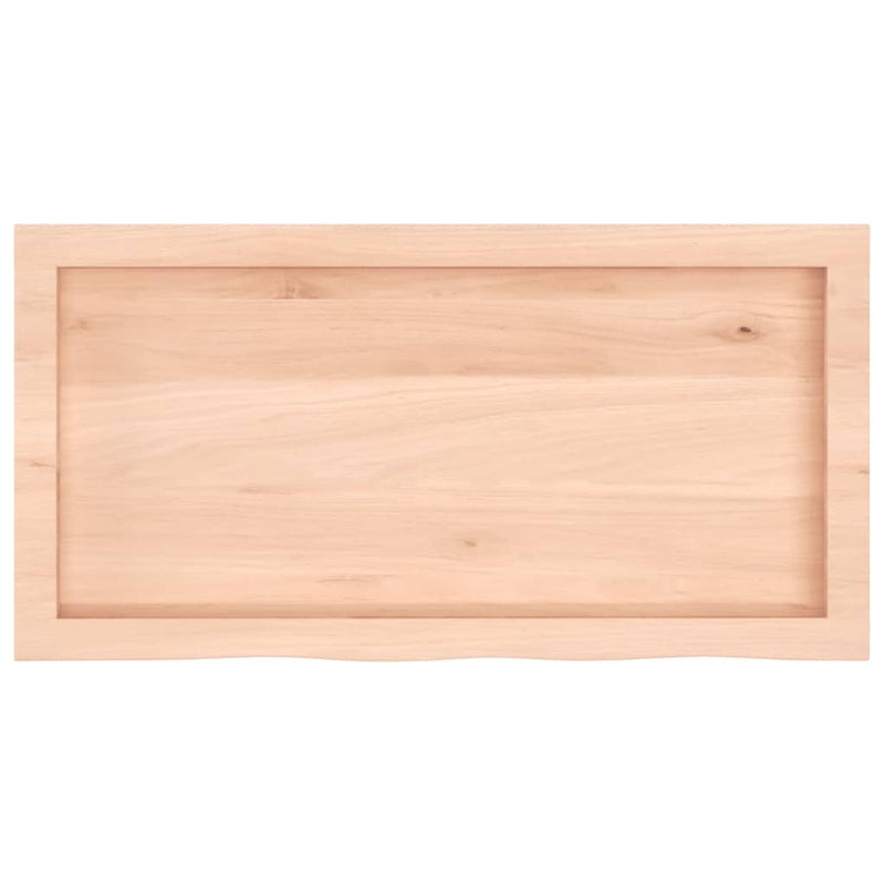vidaXL kezeletlen tömör tölgyfa asztallap 80x40x(2-4) cm